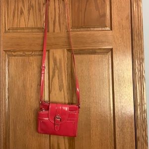 Pink crossbody purse